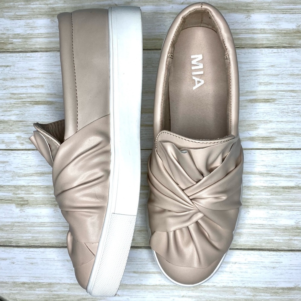 Mia Zoe Blush Fashion Slip-On Sneakers